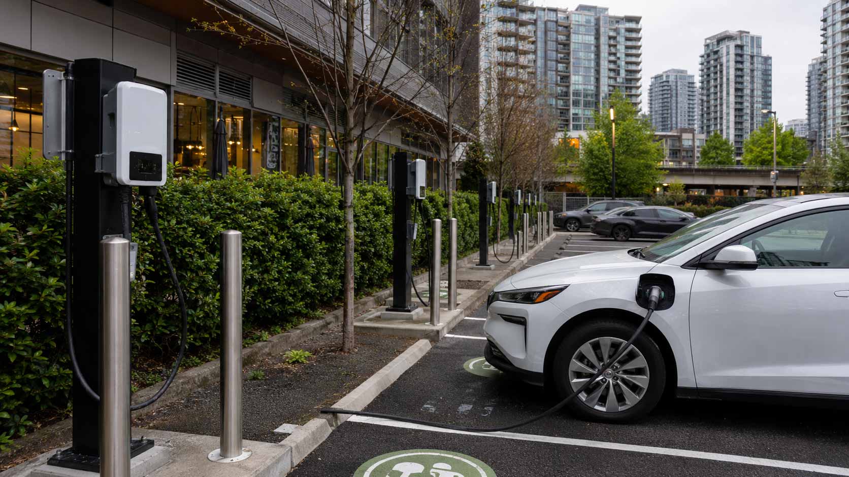 commercial ev charger installation