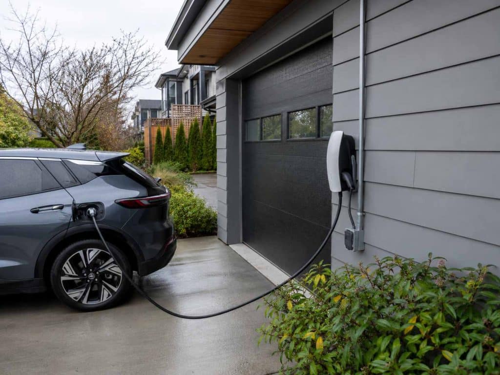 a home ev charger installed