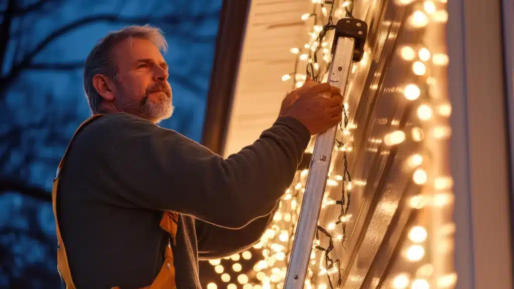Christmas Light Installation
